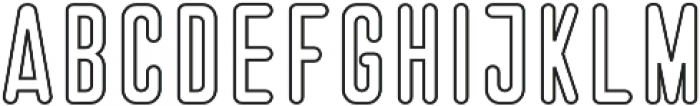 Stockport Rounded Outline otf (400) Font LOWERCASE