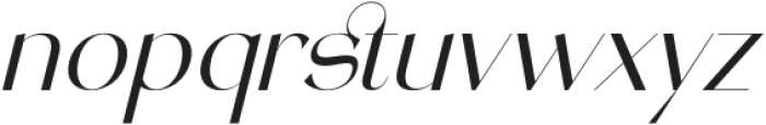 Stogne Gesture Italic otf (400) Font LOWERCASE