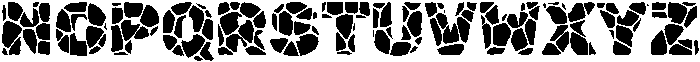 Stone Pattern Regular otf (400) Font UPPERCASE