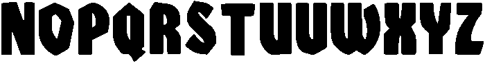 Stone Regular otf (400) Font UPPERCASE