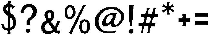 Stonley Regular otf (400) Font OTHER CHARS