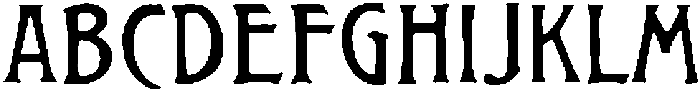 Stonley Regular otf (400) Font UPPERCASE
