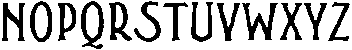 Stonley Regular otf (400) Font LOWERCASE