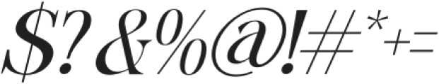 Stories Grand Italic otf (400) Font OTHER CHARS