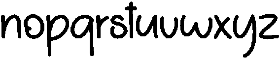 Stories Handmade Regular otf (400) Font LOWERCASE