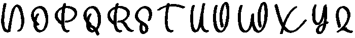 Stories Regular otf (400) Font UPPERCASE