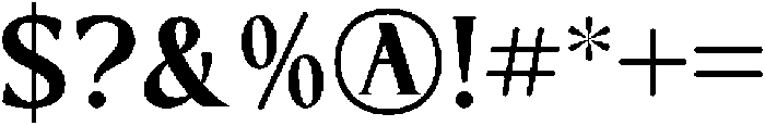 Storm Blokade otf (400) Font OTHER CHARS