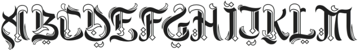 Stormsong Four otf (400) Font UPPERCASE