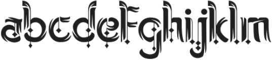 Stormsong One otf (400) Font LOWERCASE