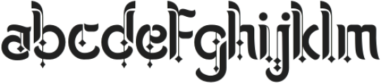 Stormsong Regular otf (400) Font LOWERCASE