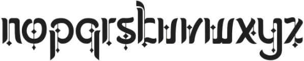 Stormsong Regular otf (400) Font LOWERCASE