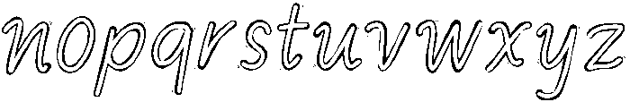 Story Regular otf (400) Font LOWERCASE