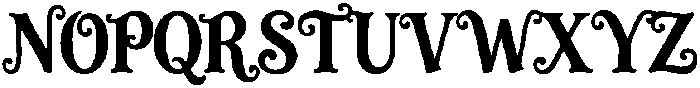 Storybook Swirls Regular otf (400) Font UPPERCASE