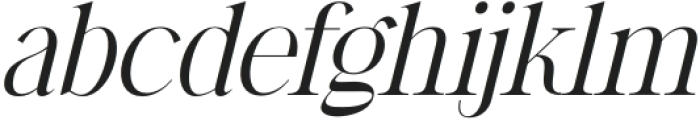 Storyline Regario Serif Italic otf (400) Font LOWERCASE