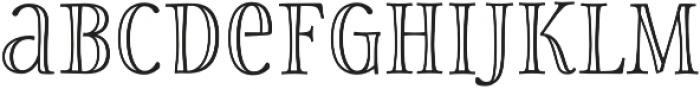 Storyteller Serif Engraved otf (400) Font LOWERCASE