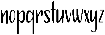 Storytime Regular otf (400) Font LOWERCASE
