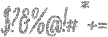 Storytime Stipple Italic otf (400) Font OTHER CHARS