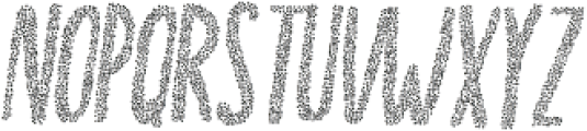 Storytime Stipple Rough Italic otf (400) Font UPPERCASE