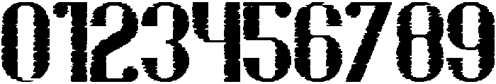 Stout Rough otf (400) Font OTHER CHARS
