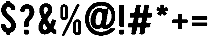 Stout otf (400) Font OTHER CHARS