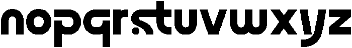 Strafon Bold otf (700) Font LOWERCASE