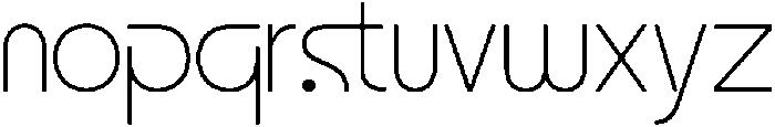 Strafon Light otf (300) Font LOWERCASE