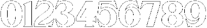 Strage Outline otf (400) Font OTHER CHARS