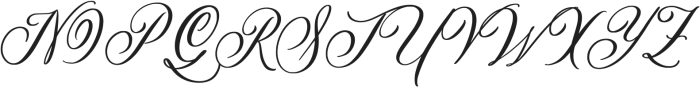 Straight Neckline-Regular otf (400) Font UPPERCASE