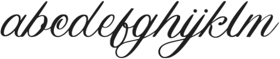 Straight Neckline-Regular otf (400) Font LOWERCASE