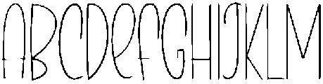 Straight Regular otf (400) Font UPPERCASE