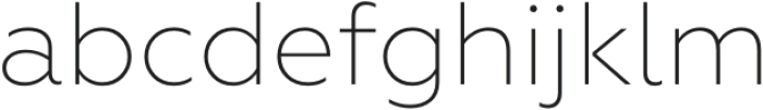 StraightSans-ExtraLight otf (200) Font LOWERCASE