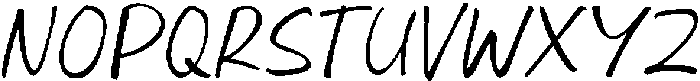 Strange Ink otf (400) Font UPPERCASE