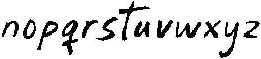 Strange Ink otf (400) Font LOWERCASE