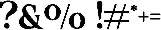 Strange otf (400) Font OTHER CHARS