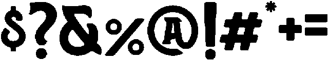 Stranger Regular otf (400) Font OTHER CHARS