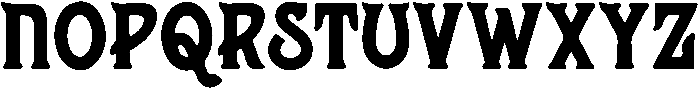 Stranger Regular otf (400) Font UPPERCASE