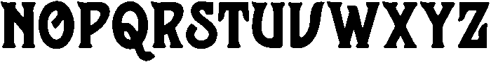 Stranger Regular otf (400) Font LOWERCASE