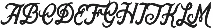 Stranger Script Caps otf (400) Font UPPERCASE