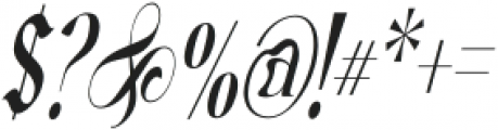 StraratEleganteFont-Italic otf (400) Font OTHER CHARS