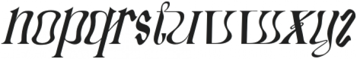 StraratEleganteFont-Italic otf (400) Font LOWERCASE