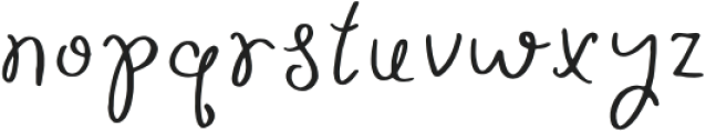 Strawberry Collective Regular otf (400) Font LOWERCASE