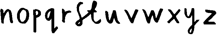 Strawberry Regular otf (400) Font LOWERCASE