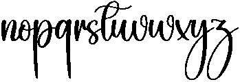 Strawberry Regular otf (400) Font LOWERCASE