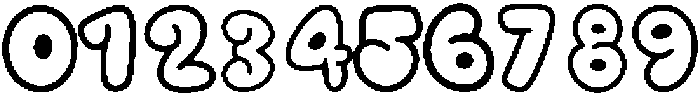Street Bit Outline Outline otf (400) Font OTHER CHARS