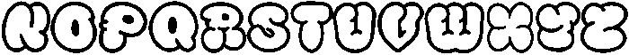 Street Bit Outline Outline otf (400) Font UPPERCASE