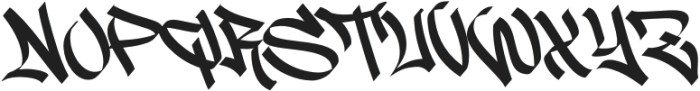 Street Breaker Regular otf (400) Font UPPERCASE