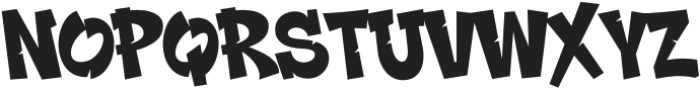 Street Master otf (400) Font UPPERCASE
