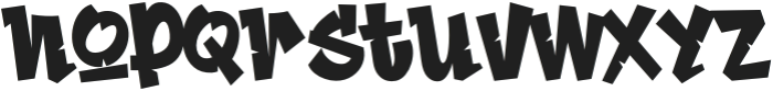 Street Master otf (400) Font LOWERCASE