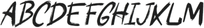 Street Scribe Italic otf (400) Font UPPERCASE
