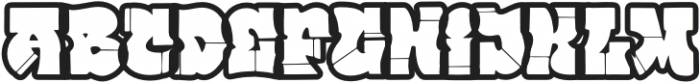 StreetLord-Outline otf (400) Font LOWERCASE